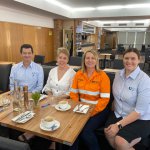 C-Res and Singleton Business Chamber meeting at the Singleton Community Training Kitchen, November 2019.
